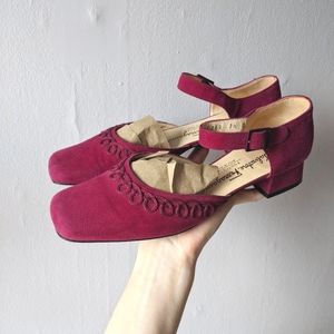 Salvatore Ferragamo Suede Heels